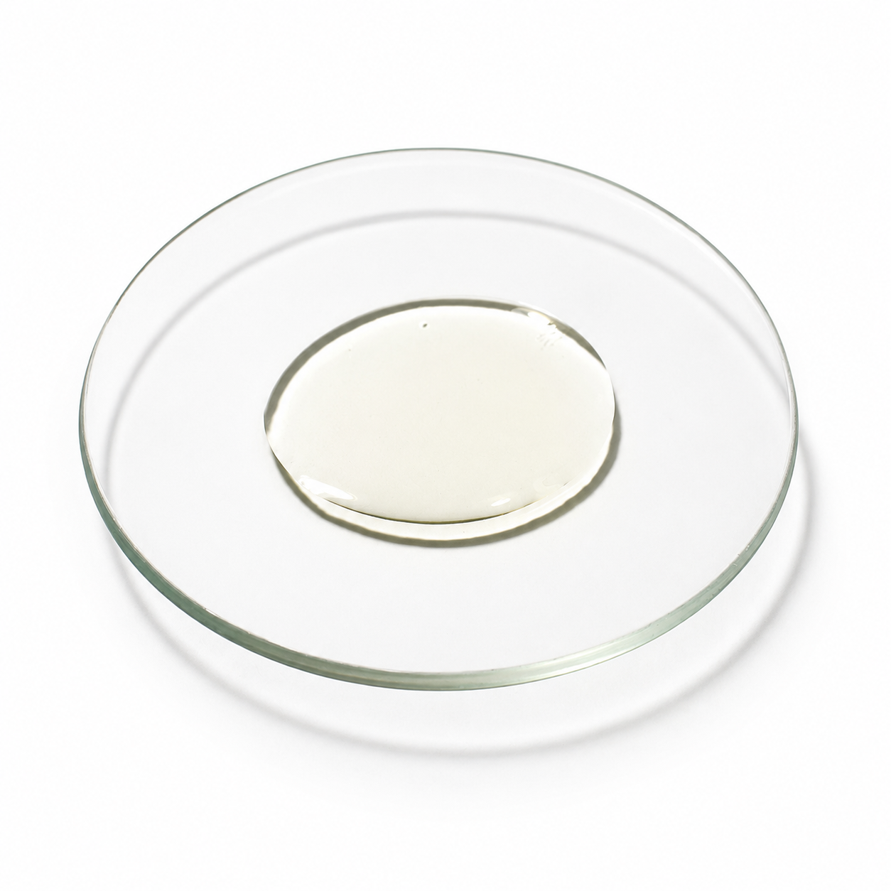 small pool of Marula Oil on a watch glass