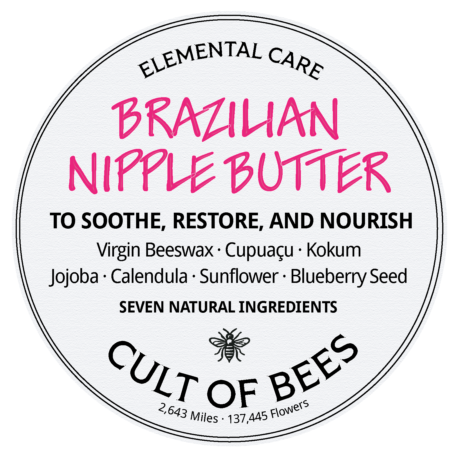 Brazilian Nipple Butter - Just Seven Pure & Natural Ingredients