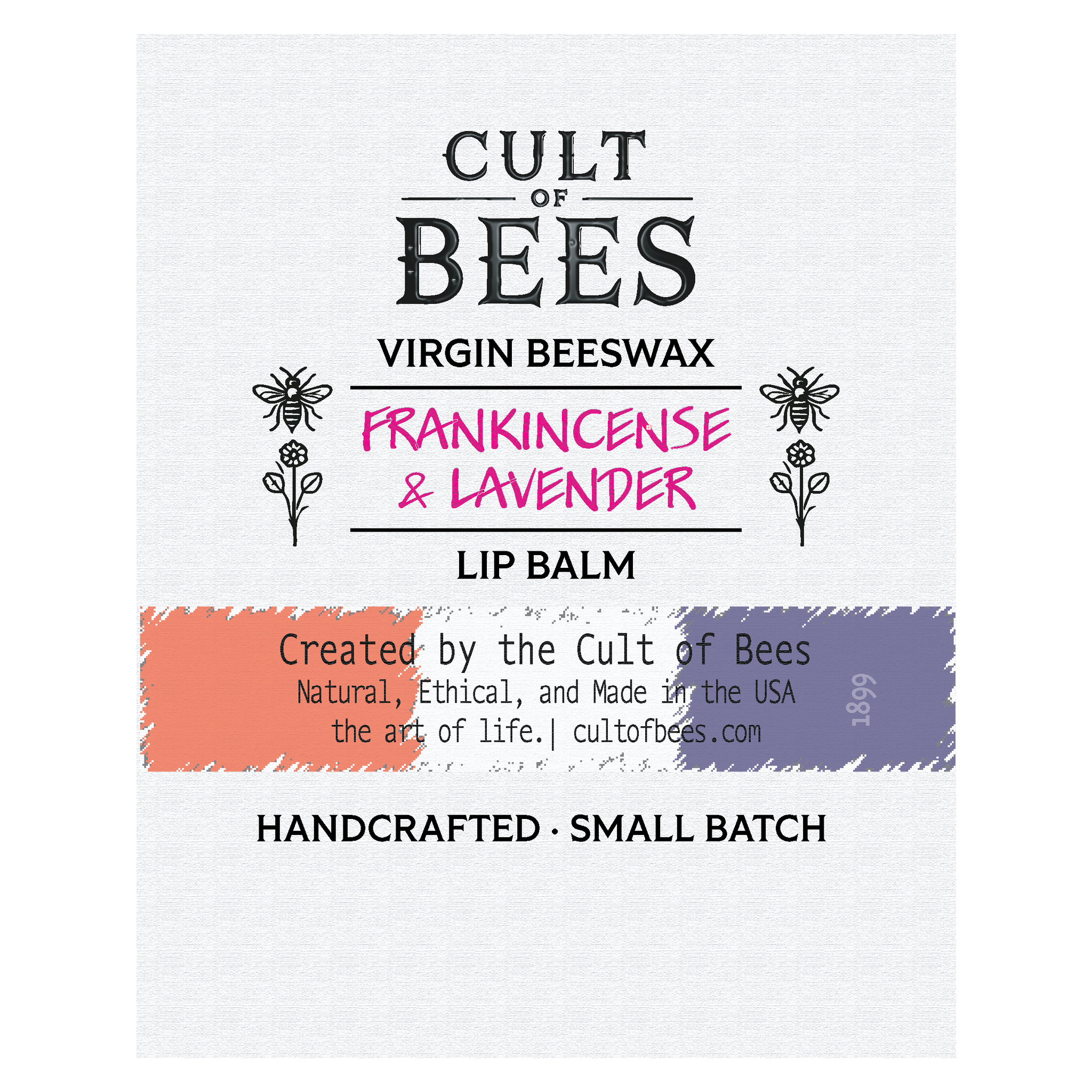 Frankincense & Lavender | Infused Virgin Beeswax Lip Balm