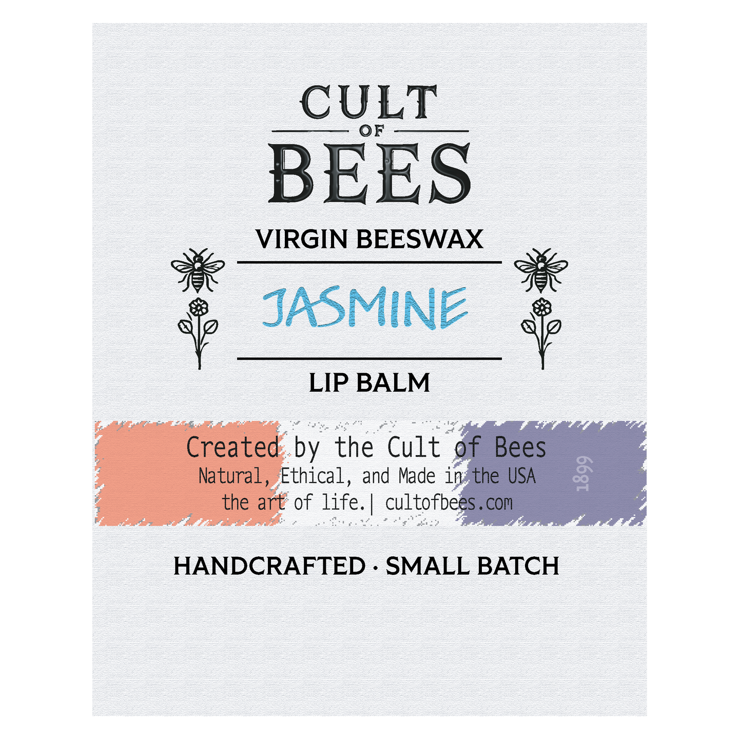 Jasmine | Infused Virgin Beeswax Lip Balm