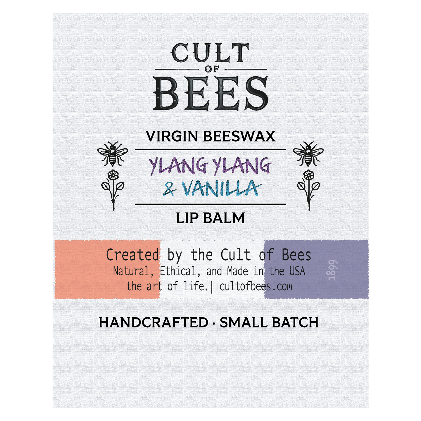 Ylang-Ylang & Vanilla | Infused Virgin Beeswax Lip Balm