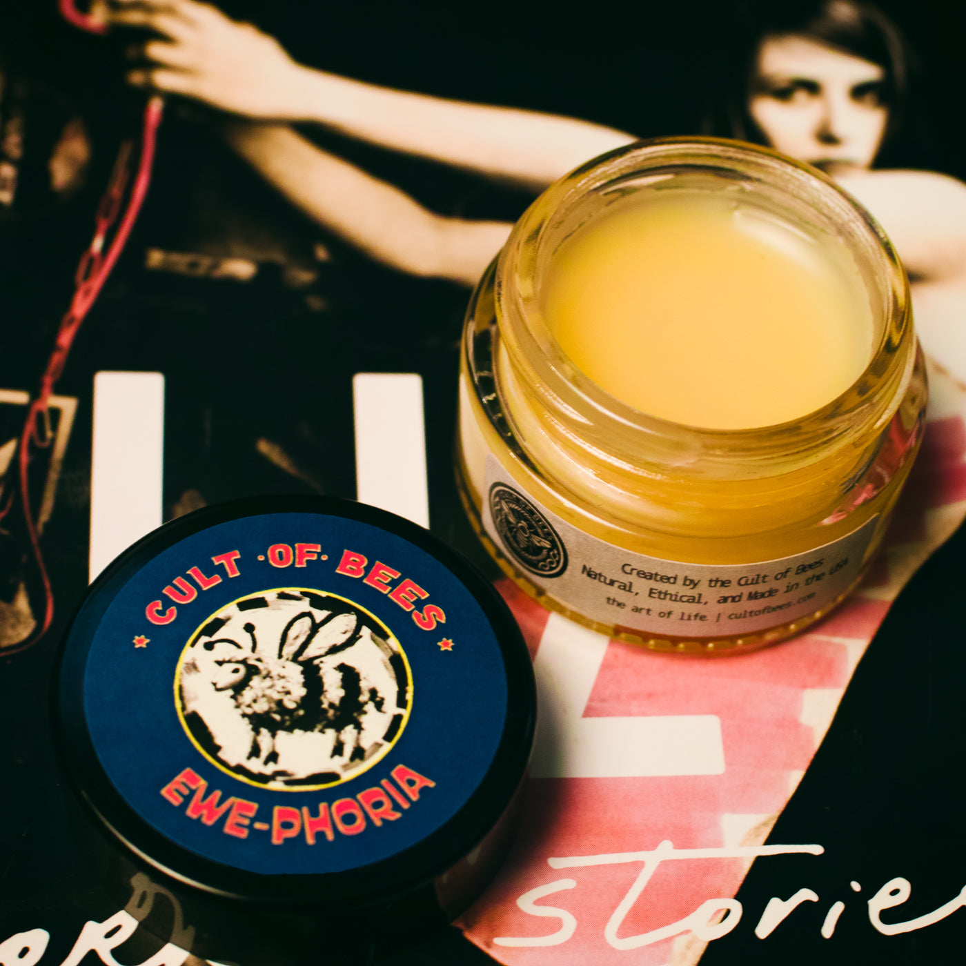 Ewe-phoria Lip Mask | Lanolin & Lavender-Infused Red Raspberry Seed Oil