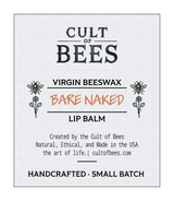 Bare Naked | Neutral Virgin Beeswax Lip Balm