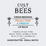 Prickly Pear & Vanilla | Infused Virgin Beeswax Lip Balm
