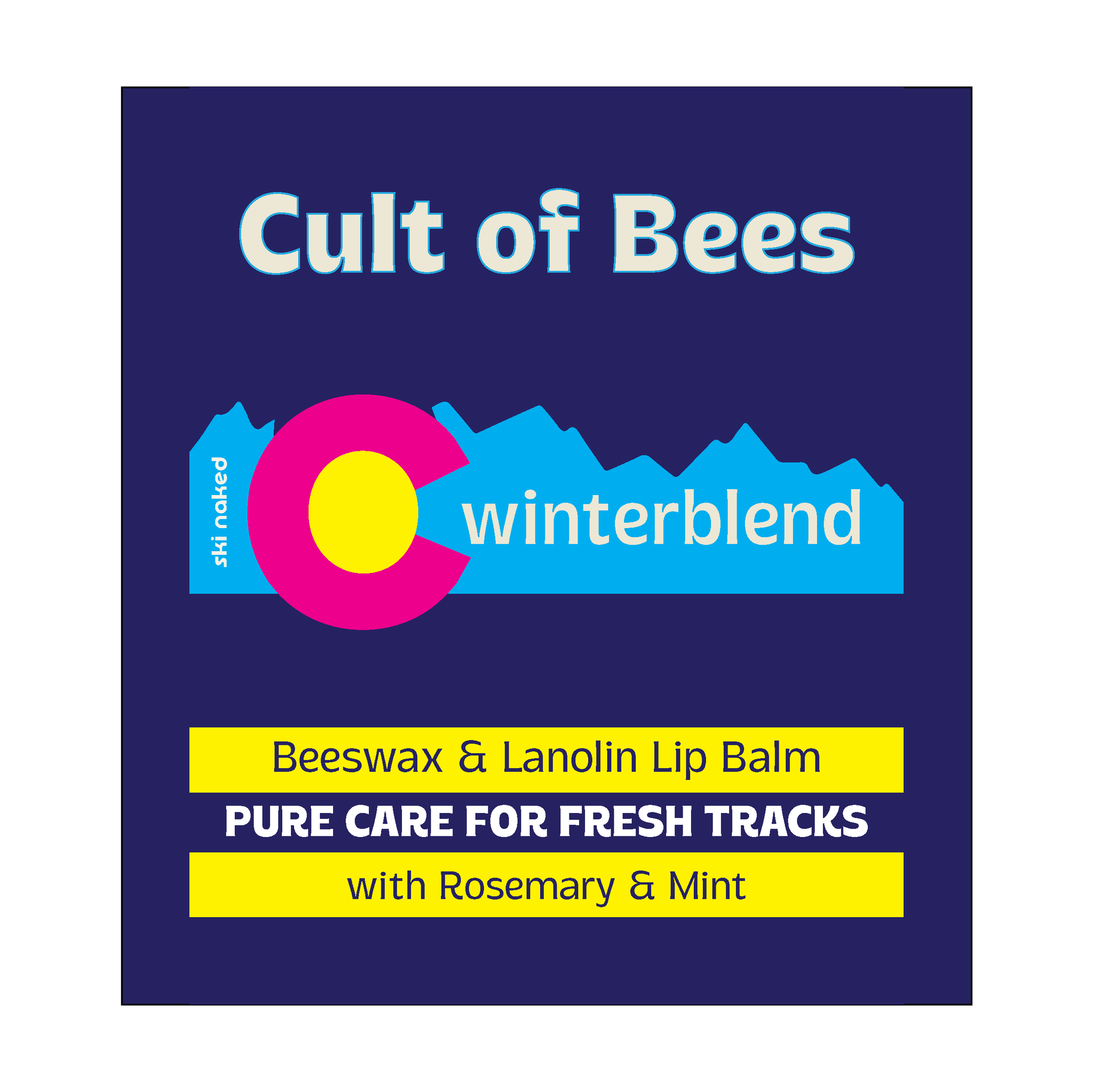 Winterblend: Beeswax & Lanolin Lip Balm with Rosemary & Mint | Special Edition