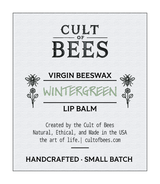 Wintergreen | Infused Virgin Beeswax Lip Balm